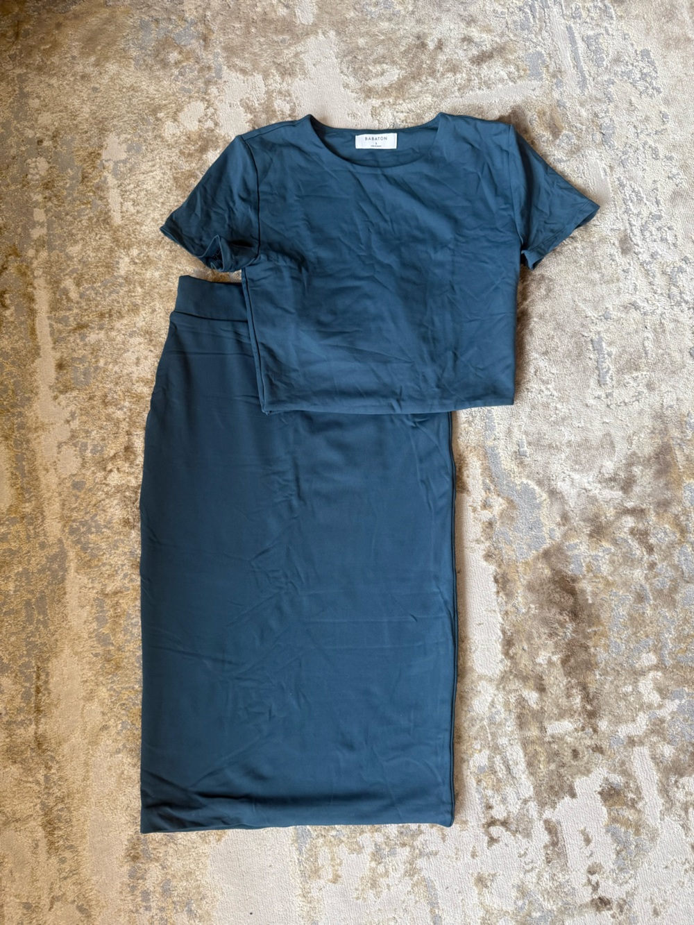 Babaton Classic Teal Two-Piece Set